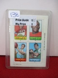1969 Topps 4 in 1 Joe Namath Trading Card