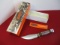 Marble's Gladstone-Brass Pinned Purple Smooth Stone/Aluminum Custom 2004 Knife