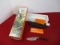 Marble's Gladstone-Custom 200 Yellow Micarta Mini Caper Fixed Blade Knife