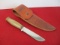 Marble's Gladstone-Brass Pinned Wood Fixed Blade Knife