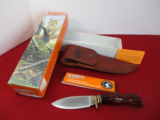 Marble's Gladstone-Woods & Water Drop Point Cocobolo/GG Fixed Blade Knife