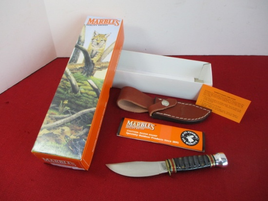 Marble's Gladstone-Woodcraft Impala/Aluminum Custom 2001 Fixed Blade Knife