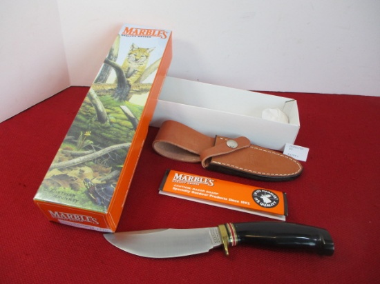 Marble's Gladstone-Woodcraft Buffalo Carver Custom 2000 Fixed Blade Knife
