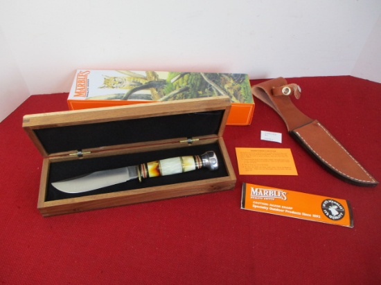 *Marble's Gladstone-Campcraft RS/MOP/RS/A Custom Fixed Blade Knife (Wow!)