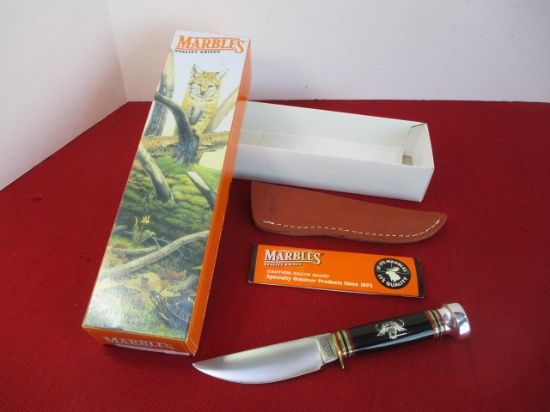 Marble's Gladstone-Plainsman Custom 2000 Buffalo/Aluminum Fixed Blade Knife
