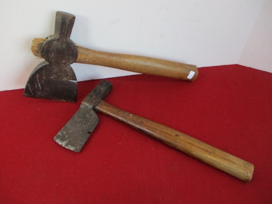 Signed Vintage Axe (Tom Burdett??) + Bonus Axe