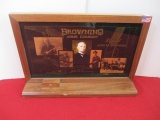 John M. Browning Arms Company Wood/Glass Store Counter Display
