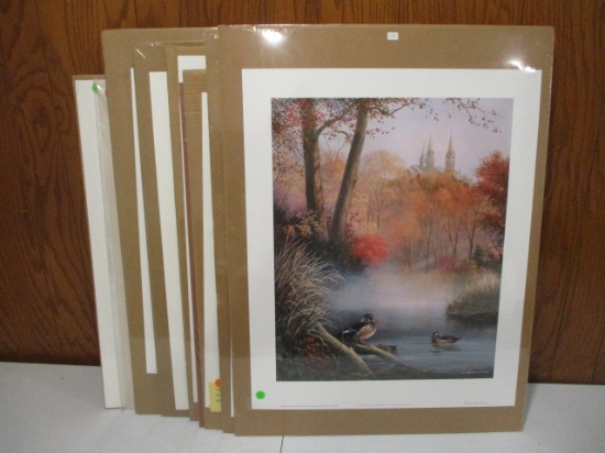 Unframed Mixed Wildlife Art Signed & Numbered Prints-Lot of 11