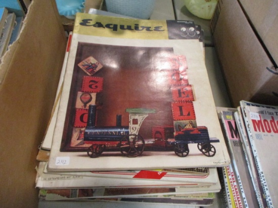 1950's Esquire/Life/Post Magazines-Lot of 15