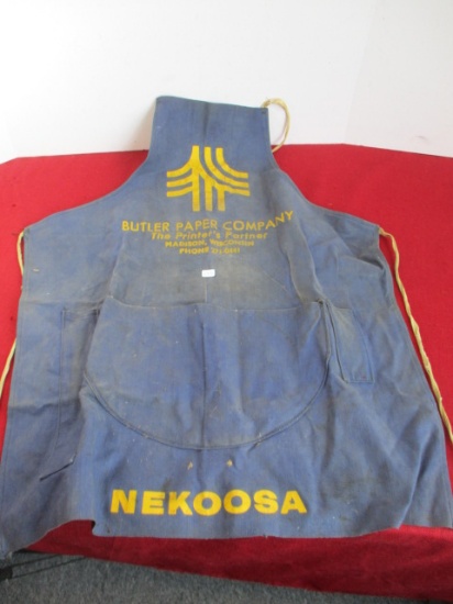 Butler Paper Co. Printers Apron
