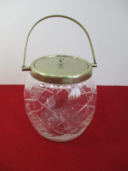 Crystal Lidded Jar