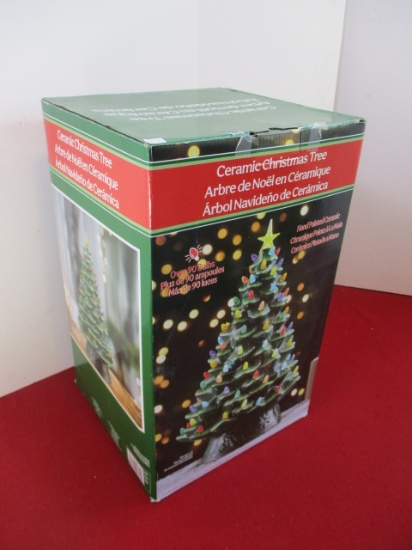 Ceramic Lightup Christmas Tree w/ Box