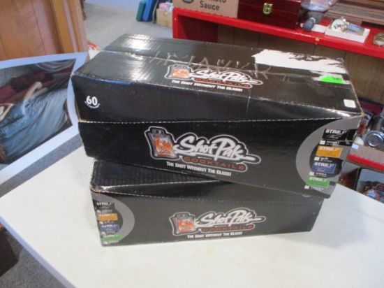 Shot Pak Cocktails NOS Boxes