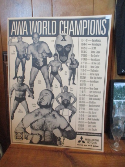 1990 AWA World Champions Poster