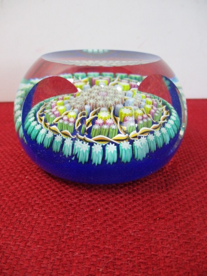 Perthshire 10-Spoke Millifori Paperweight