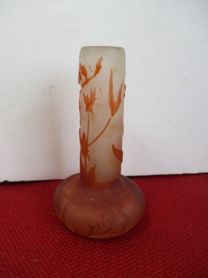 *Galle Embossed Vase