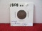 1858 Large Letters Flying Eagle Penny