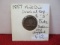 1858 Mint Die Error at Top of 5 (broken and dropped) Flying Eagle Penny