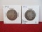 1898 Barber Silver Half Dollar Coin Pair