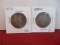 1898 and 1898-O Barber Silver Half Dollar Coins