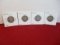 1903 and 1903-O Barber Silver Quarter Dollar Coins-Lot of 4