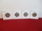 1902, 1902-S, and 1902-O Barber Silver Quarter Dollar Coins-Lot of 4