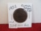 1932 Reverse rotated right with Medium Letters Large Cent Copper Coin