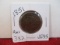 1851 Reverse Rotated Left Large Cent Copper Coin