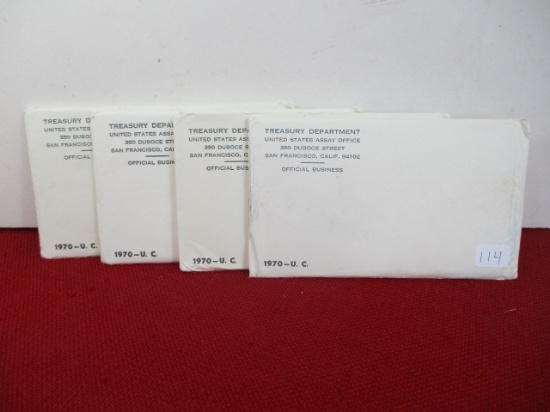 Treasury Departsment 1970 U.C. Sets-Lot of 4-B