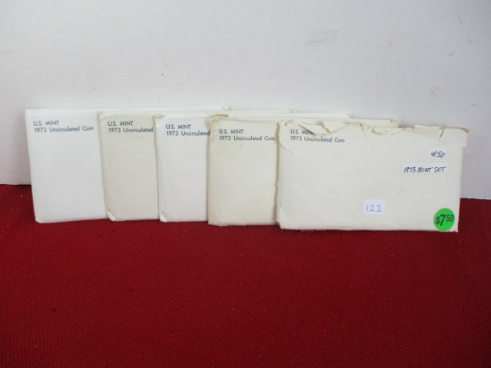 United States Mint 1973 Mint Sets-Lot of 5