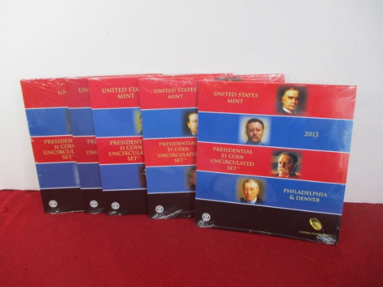 United States Mint Philadelphia and Denver Uncirculated Coins Sets-2012-2016-C
