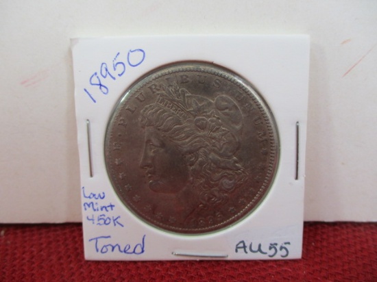 *1895-0 Low Mint Morgan Silver Dollar Coin