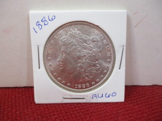 1886 Morgan Silver Dollar Coin-B