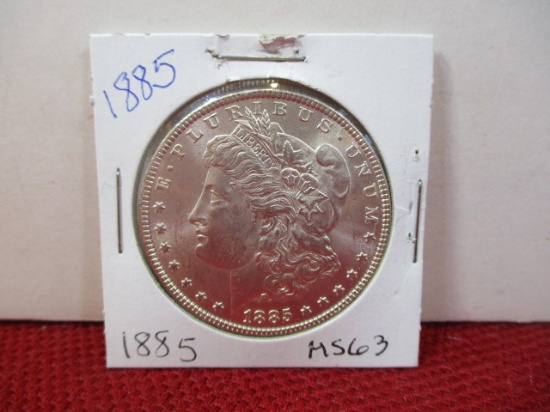 1885 Morgan Silver Dollar Coin-C