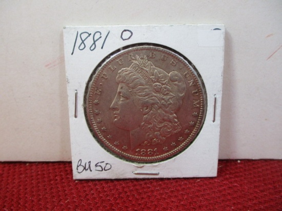1881-O Morgan Silver Dollar Coin-B