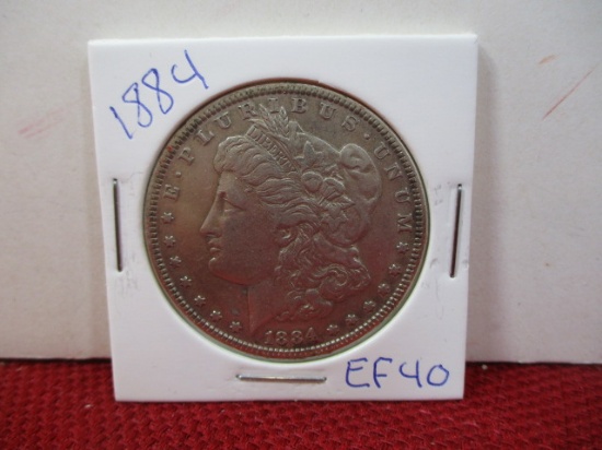 1884 Morgan Silver Dollar Coin-B