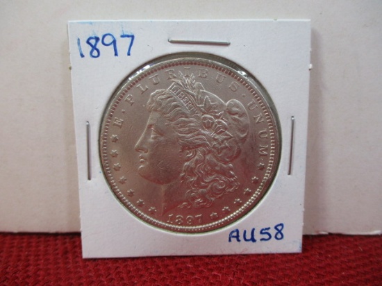 1897 Morgan Silver Dollar Coin