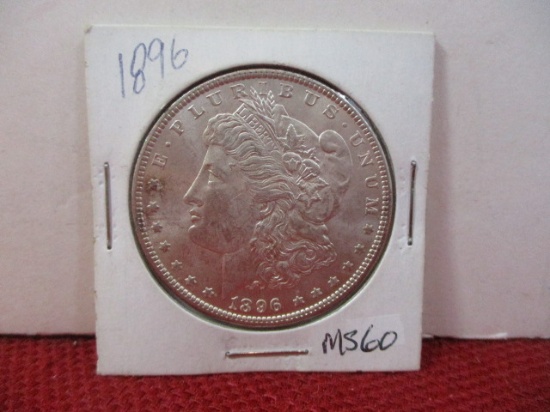 1896 Morgan Silver Dollar Coin-A