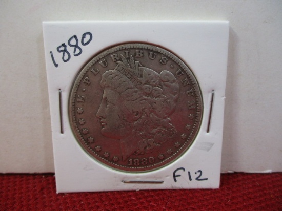 1880 Morgan Silver Dollar Coin-A