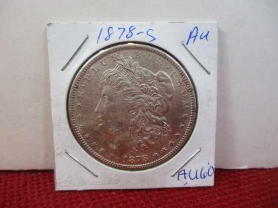 1878-S Morgan Silver Dollar Coin-A
