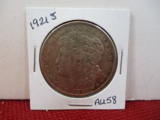 1921-S Morgan Silver Dollar Coin-C