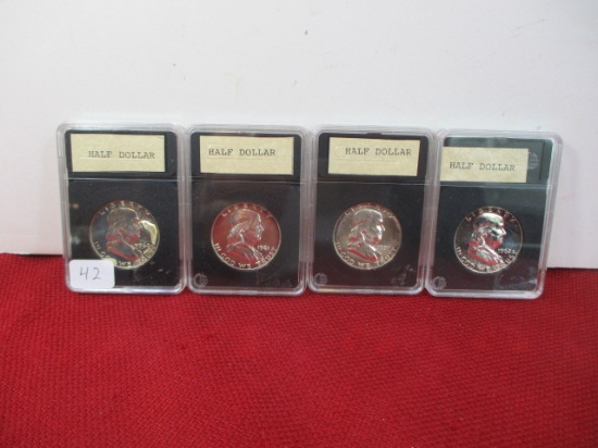 United States Silver Half Dollars-Lot of 4