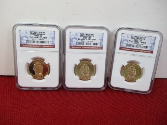 NGC Graded Presidential $1 Dollar Coins-B