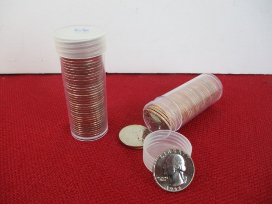 United States Mint 1966 SMS Quarters-Lot 100