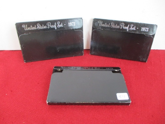 1973 United States Proof Sets-Lot of 3-A