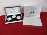 American Eagle 20th Anniversary Silver Cooin Set-B
