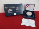 United States Mint Jamestown 400th Anniversary Proof Silver Dollar Coin-B