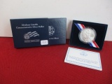 United States Mint Abraham Lincoln Commemorative Silver Dollar Coin-C