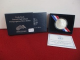United States Mint Little Rock Central Hish School Desegragation Uncirculated Silver Dollar Coin