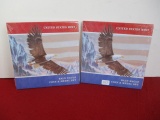 United States Mint Bald Eagle Coin & Medal Sets-Lot of 2